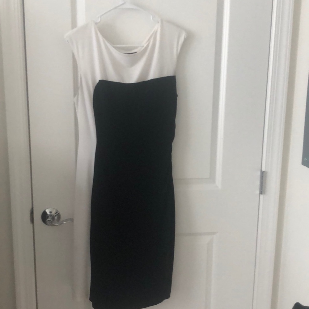 Black and white dress